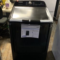 Samsung - 27” Washing Machine & Electric Dryer Set