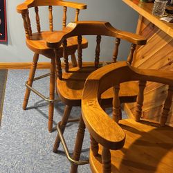 Wooden Bar Chairs