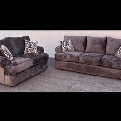 Brand New Elegant Deep Seating Comfy Sofa Loveseat Set 