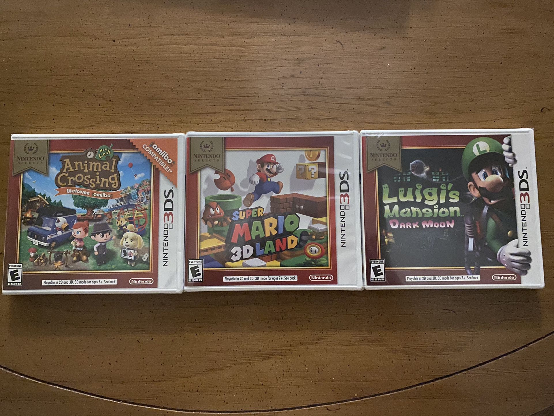 3 Brand New Factory sealed 3DS Games Bundle!