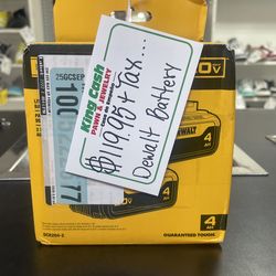 DEWALT BATTERY (DCB204-2)