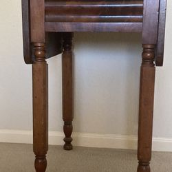 Antique Hardwood Drop leaf Table