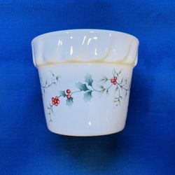 Vjntage Pfaltzgraff Winterberry Flower Pot/votive Holder