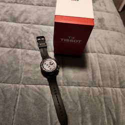Tissot Mens T-Race Cycling 316L Stainless Steel case with Black PVD Coating Swiss Quartz Watch Thumbnail