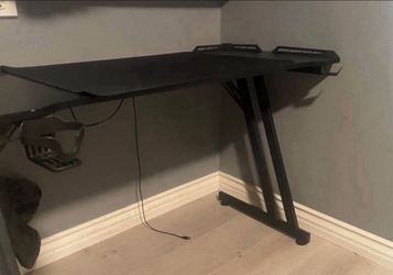 black desk