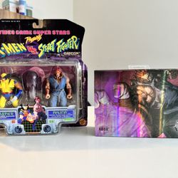 X-MEN VS STREET FIGHTER Wolverine VS Akuma + Street Fighter 15th anniversary Xbox Fight Pad ( AMUMA ) 