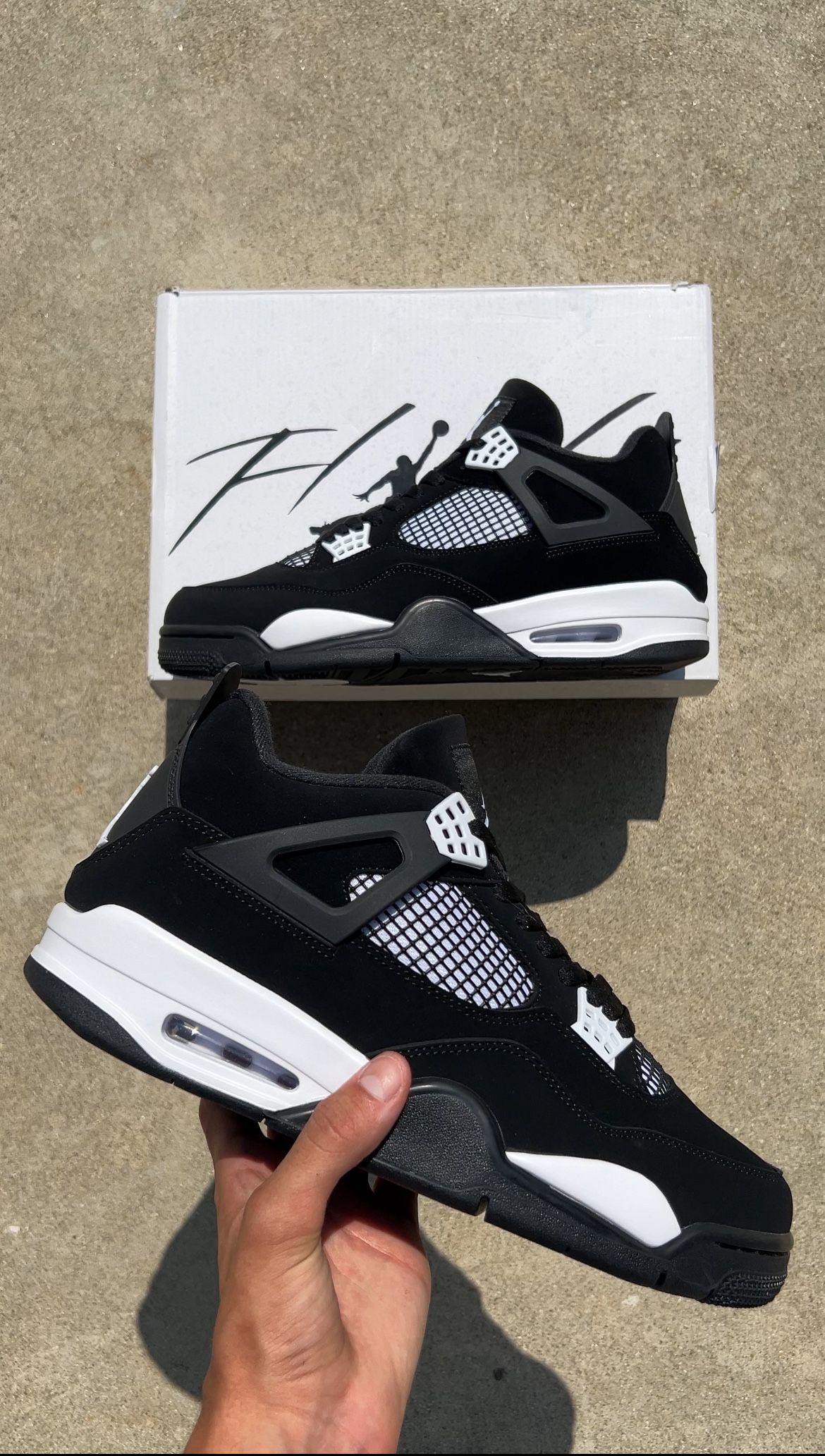 Jordan 4 White Thunder