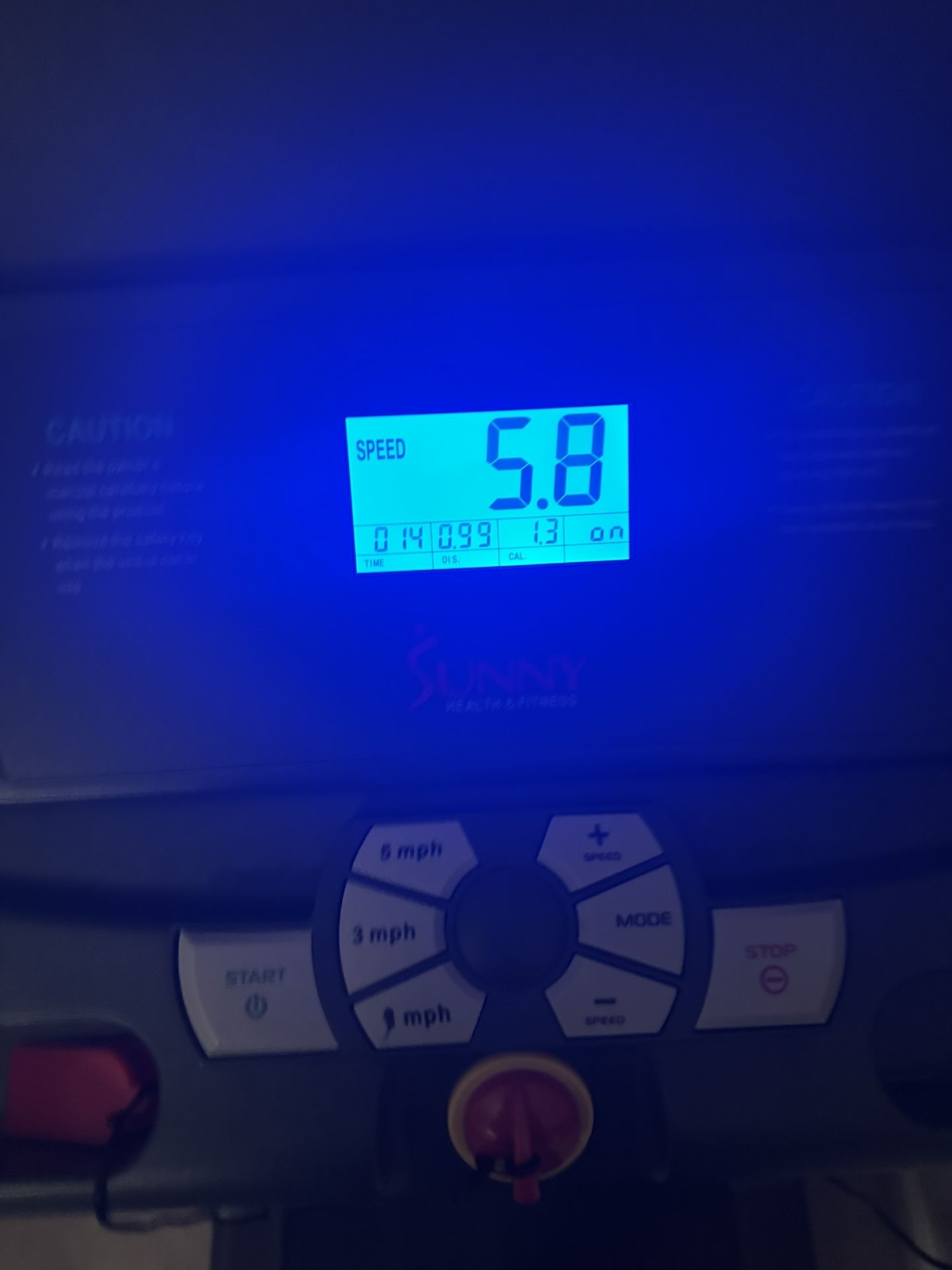 Sunny Health & Fitness Treadmill – Great Condition