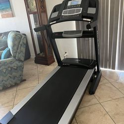 Treadmill with TV