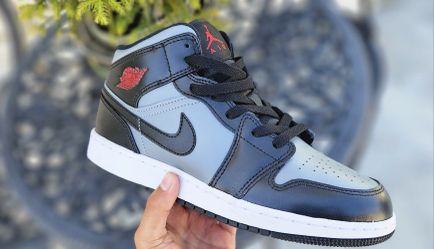 Jordan 1 Mid "Shadow Red"