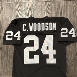 Charles Woodson Raiders Authentic Jersey Mitchell And Ness Size 44