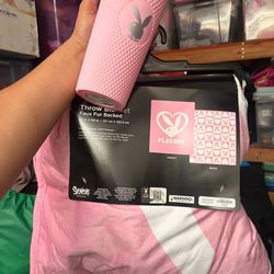 Blanket and cup