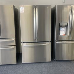 GE French Door Refrigerator Stainless Steel