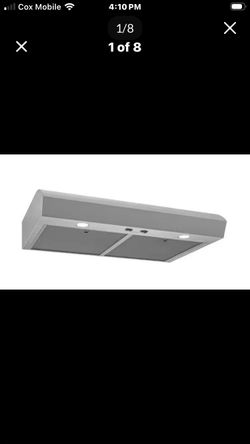 30 in. 350 Max Blower CFM, Convertible Under Cabinet Range Hood