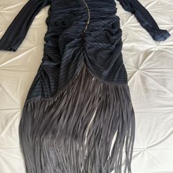 Brand New! Never Worn Fringe Dress By https://offerup.com/redirect/?o=WW9oZXJzLmNvbQ==