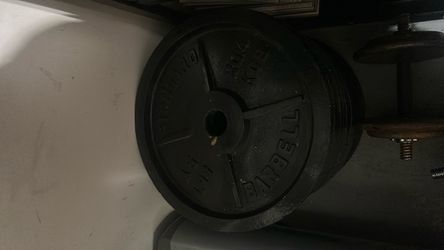 Standard barbell 45lbs plates for sale