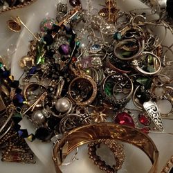 Fine Jewelry, 14k Gold, 925 Sterling, And Costume