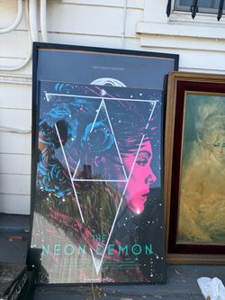 The Neon Demon Elle Fanning Movie Poster Artist Proof