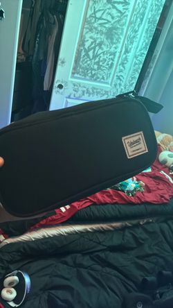 Black pencil bag