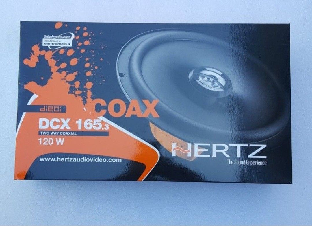 Hertz DCX165.3 6.5" 2 Way Coaxial Speakers 4 Ohm 120W (Pair)