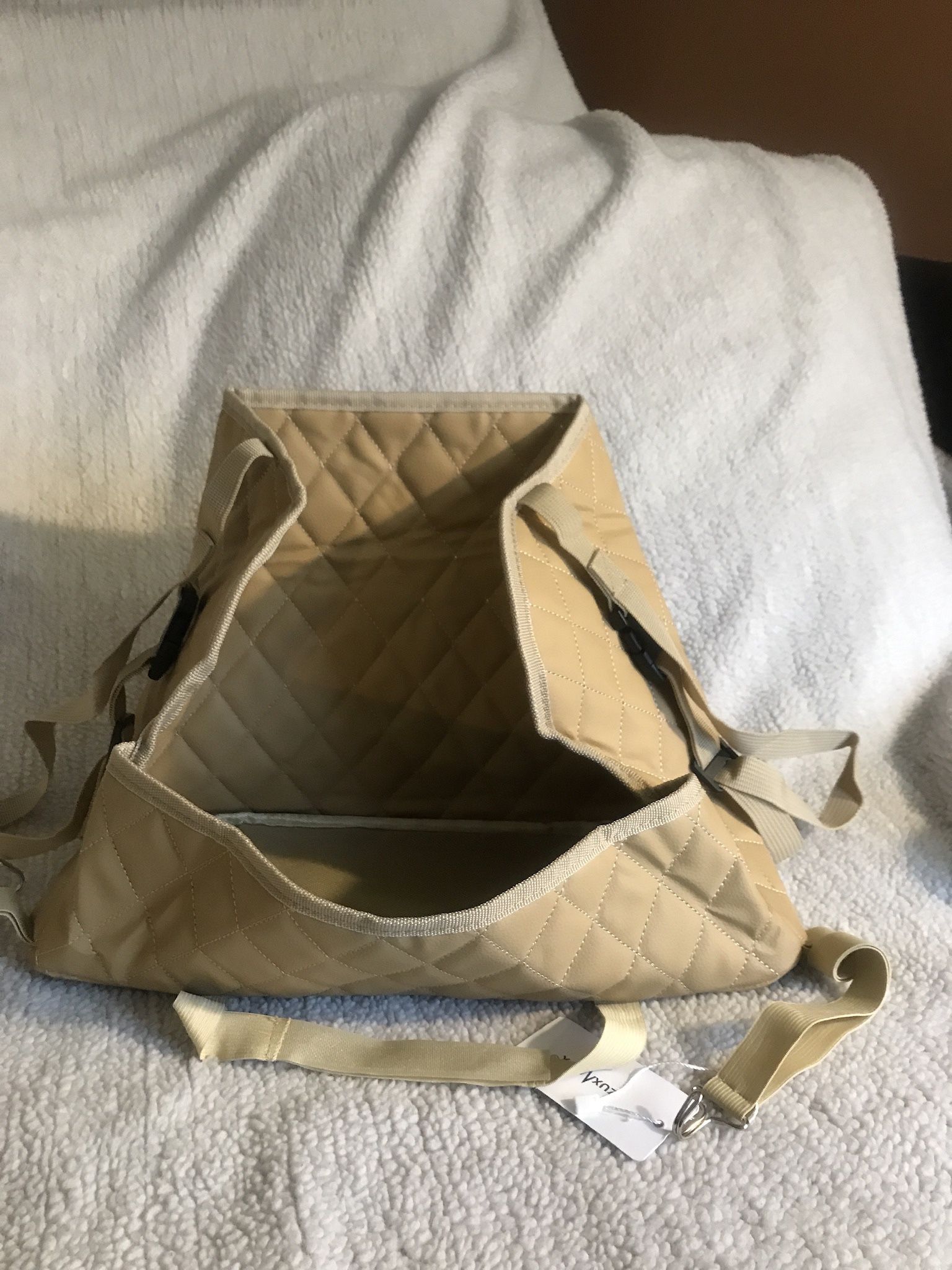 Car Organizer Between The Seat Bag- Brown