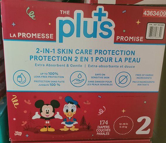 HUGGIES DIAPERS SIZE 2 NEW BOX