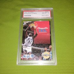 PSA Graded Shaquille O'Neil Rookie Basketball Card 1992 Skybox #382
