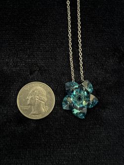 Antique Handmade Flower Necklace 