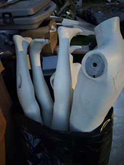 Male Adolescent Mannequins And One Female