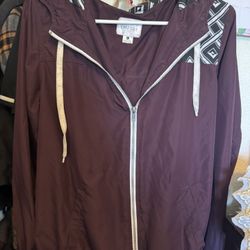 Women’s Maroon Windbreaker