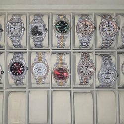 Vvs 1 Moisanitte Diamond  Watches 