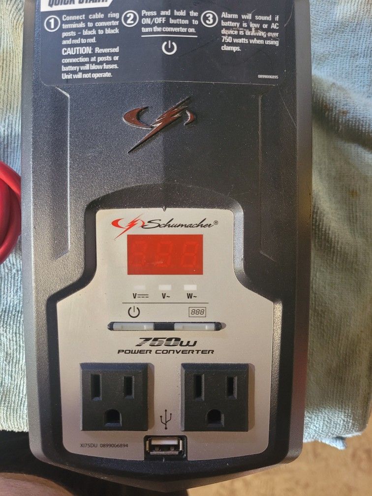 Schumacher 750 Watt Inverter