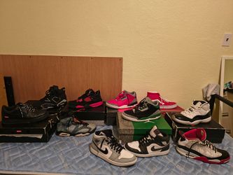 Multiple Air Jordan s size range 11.5 to 13