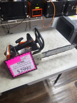 10035 Stihl Ms194t 14" tree climbing chainsaw 66824