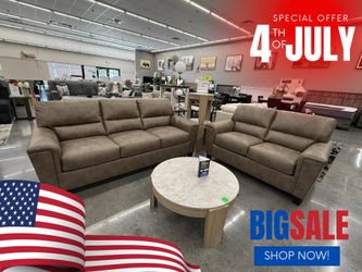 2 PC SOFA AND LOVESEAT