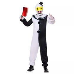 Kids Terrifier Art the Clown LIGHT-UP Costume (LARGE) Halloween Horror Officially Licensed NEW IN PACKAGING Universal Horror Nights