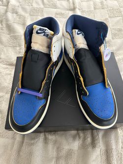 Brand New Jordan 1 Retro High Fragment x Union LA Sport Royal Size 11 Men