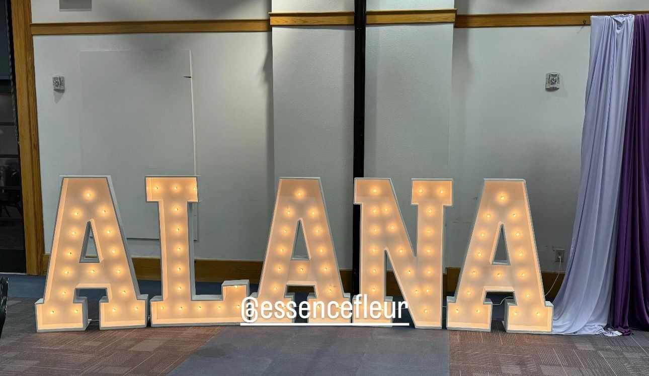 Marquee Letters and Numbers