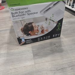 Bathroom Bluetooth Exhaust Fan With Led Lights  Kit