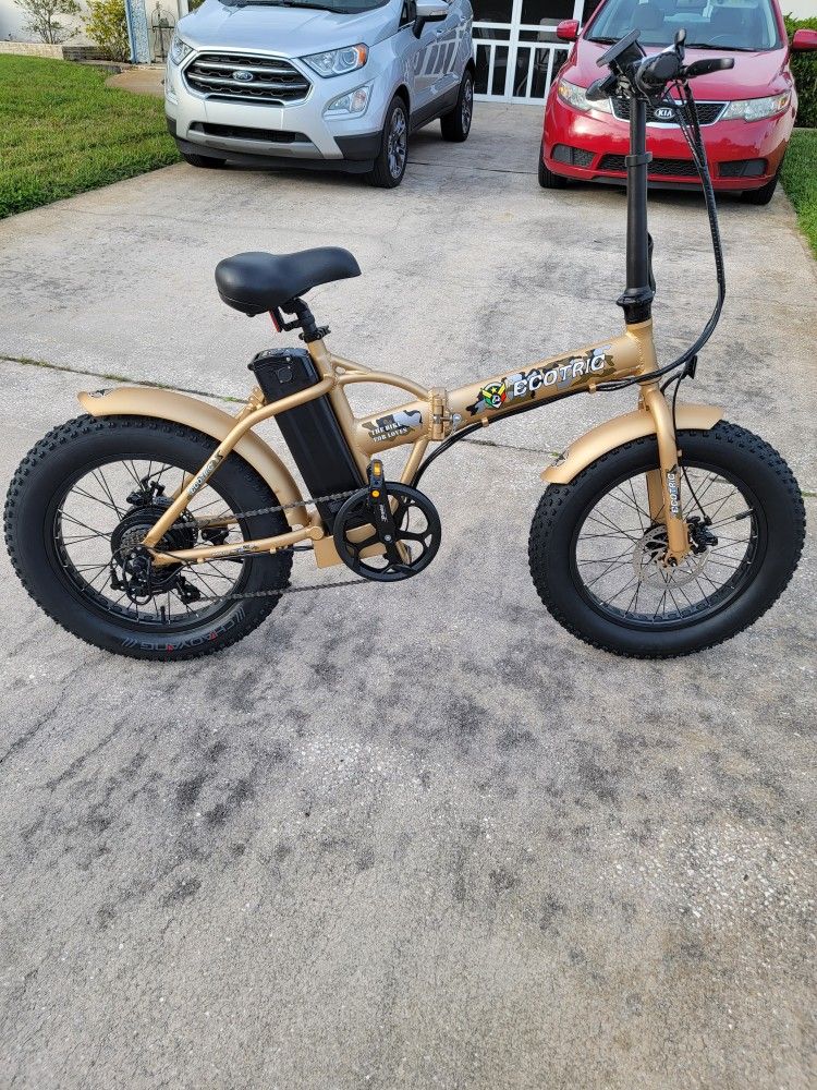Ecotric Folding E Bike