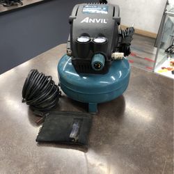 Anvil 2 GAL 100 PSI Air Compressor w/ Hose + Extra Fittings 