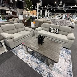 2 PC SOFA AND LOVESEAT