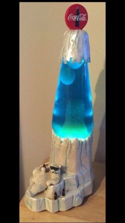 Collectors Coke Lava Lamp