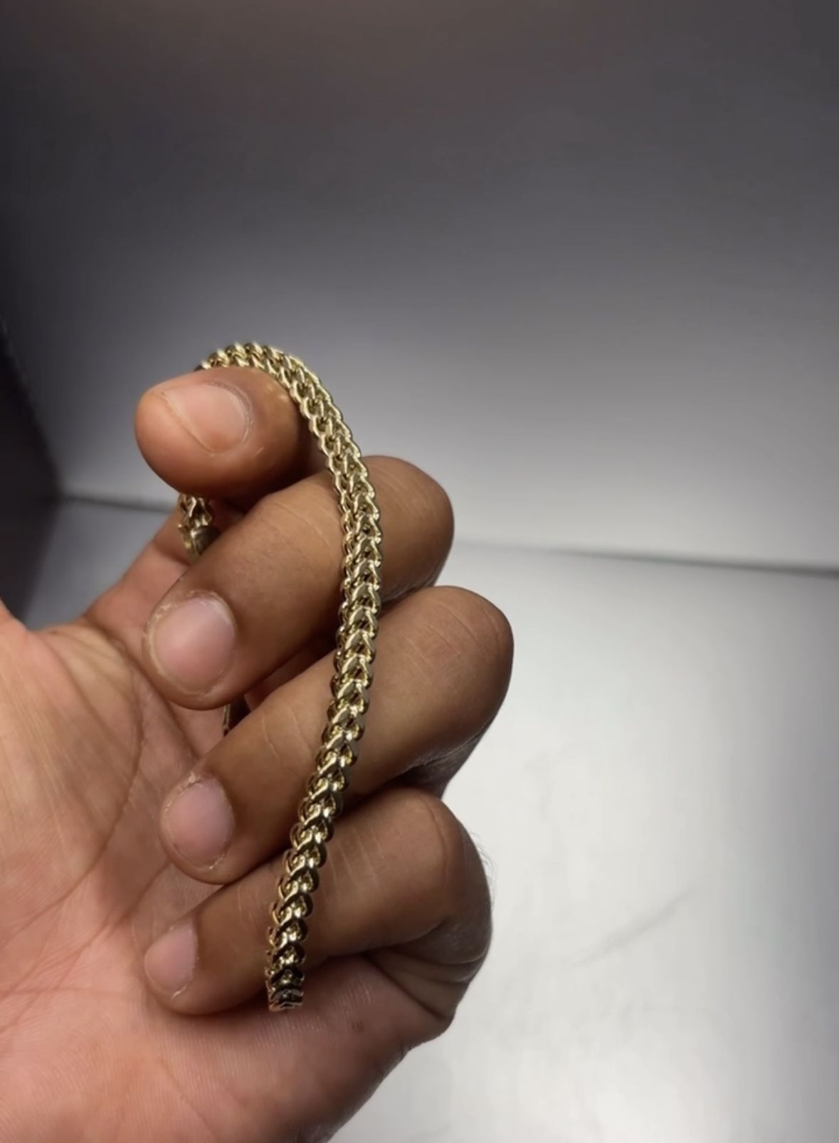 10k Gold Franco Bracelet