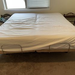Adjustable Base King Bed Double Twin Size With Mattresses