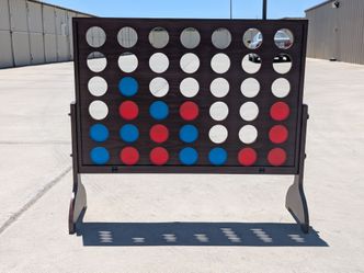 Giant Wooden Connect 4 Game