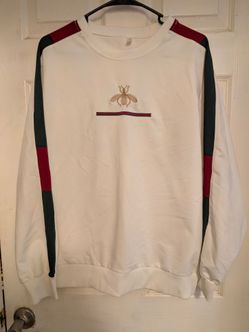 Sweatshirt with Bee Embroidery