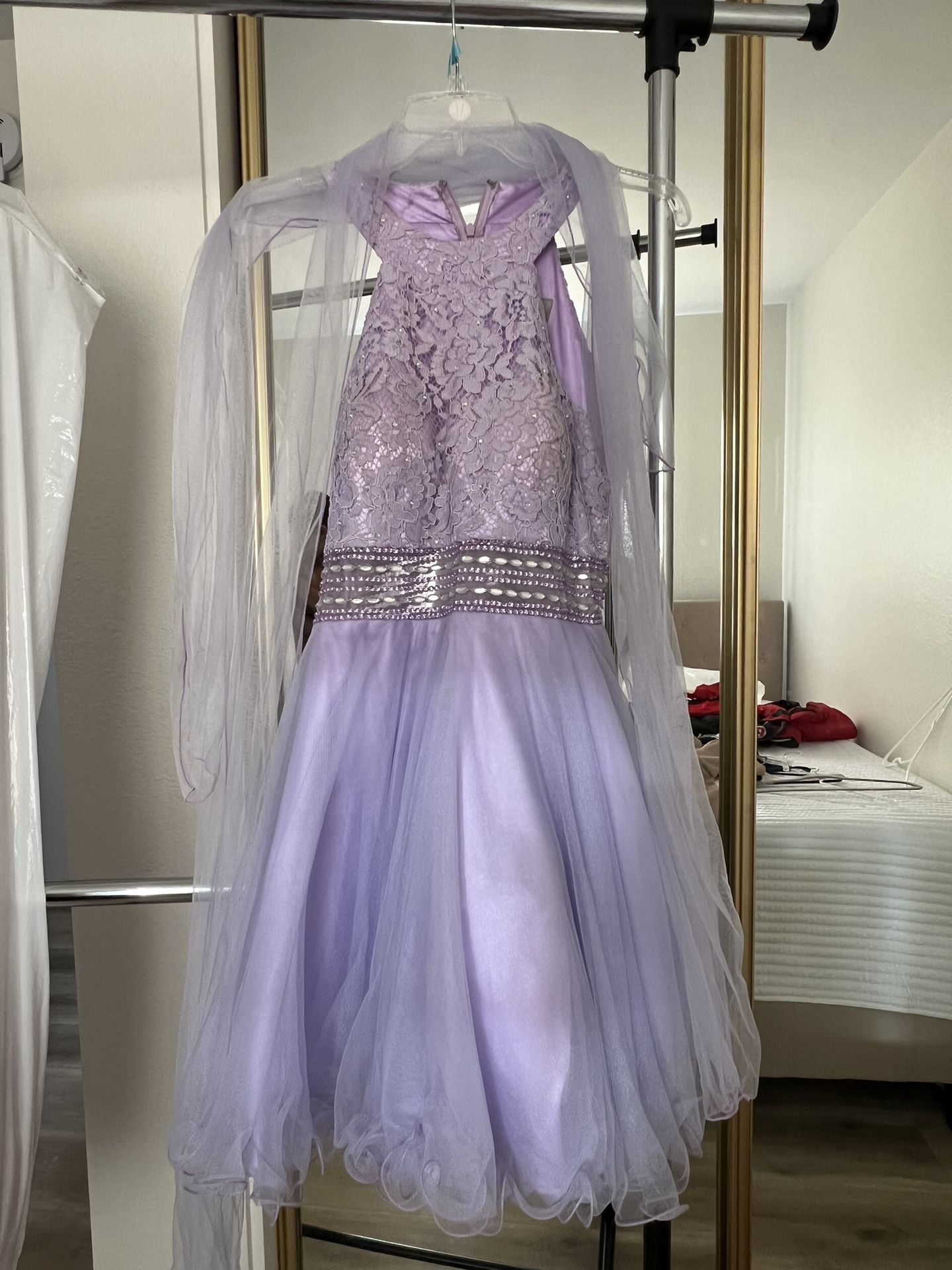 PURPLE DRESS