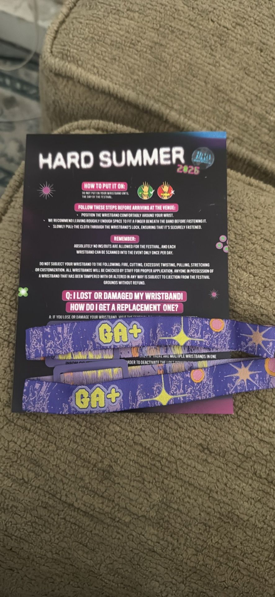 2 GA+ Hard Summer Tickets