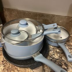 10 Pieces Pots And Pans Set